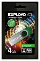 USB флэш-накопитель (EXPLOYD 4GB 530 зеленый)