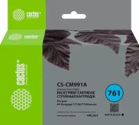 Картридж струйный Cactus CS-CM991A 761 черный 400мл для HP DesignJet T7100Т7200