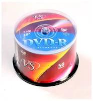 Оптический диск DVD-R VS 4.7Gb, 16x, cake box, 50шт. (VSDVDRCB5001)