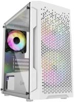 Корпус Powercase Mistral Micro Z3W Mesh LED mATX Tempered Glass White CMIMZW-L3