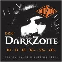 Струны для электрогитары Rotosound Dark Zone Limited Edition DZ10 10-60