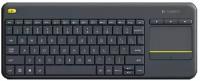 Клавиатура Logitech Wireless Touch Keyboard K400 Plus Black USB