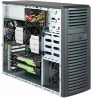 Supermicro Корпус Supermicro CSE-732D3-1K26B Серверный корпус Black SC732D3 Tower Chassis with 1200W PS2 PWS чёрный