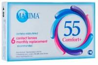 Контактные линзы Maxima 55 Comfort Plus 1 месяц R. 8.6 SPH +5.50