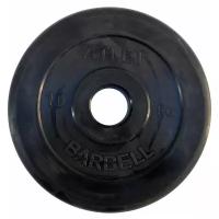 Диск MB Barbell MB-AtletB50-10 10 кг черный