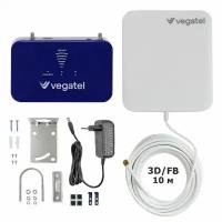 Комплект повторителя VEGATEL PL-2100, UMTS2100/LTE2100, репитер, антенны, кабель