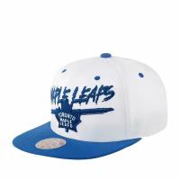 Бейсболка MITCHELL NESS арт. HHSS5734-TMLYYPPPWHBL Toronto Maple Leafs NHL (белый / синий), размер ONE