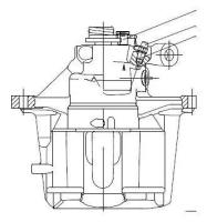 TRIALLI CF095119 Суппорт торм. для а/м Citroen C5 (01-) перед. лев. d=57мм (CF 095119)