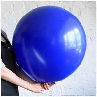 Воздушные шары 36", пастель, цвет синий, 1 шт