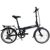 Велосипед DAHON Mariner D8, Shadow Black. Крылья, багажник с резинкой, подножка, насос в подс. штыре, Landing gear