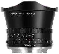 Объектив TTartisan 7.5 мм F2.0 APS-C для Fuji FX