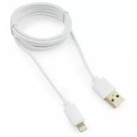 Кабель USB Гарнизон AM/Lightning, для iPhone5/6/7/8/X, IPod, IPad, 1.8м, белый, пакет