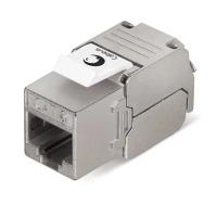 Вставка Cabeus KJ-RJ45-Cat.6-SH-180-Toolless Вставка Keystone Jack RJ-45(8P8C), 180 градусов, категория 6, экранированная, без инструмента Toolless (KJ-RJ45-Cat.6-SH-180-Toolless)