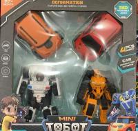 Игровой набор роботов - трансформеров Тоботы 4 шт в комплекте / Tobot / Игрушка для мальчиков