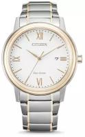 Наручные часы CITIZEN Eco-Drive AW1676-86A, золотой, серебряный