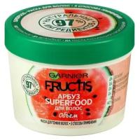 GARNIER Маска для волос 3 в 1 Fructis Superfood Арбуз объем для тонких волос, 390 мл