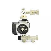 Смесительная группа UNI-FITT SOLOMIX X c эксцентриком ВР и насосом GRUNDFOS UPSO 25-65 130