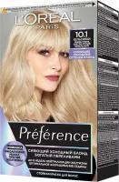 L'Oréal Paris Стойкая краска для волос "Préférence Cool Blondes", оттенок 10.1, Хельсинки, очень-очень светло-русый пепельный бежевый