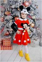 Карнавальный костюм для детей Baby-suit Мышка, флис, DK44.1-74, размер 74 (рост 74-80см)
