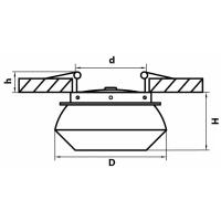 051207 Светильник ORBE LED15W 1240LM 60G черный 4000K (в комплекте)