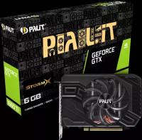 Видеокарта Palit NVIDIA GeForce GTX 1660TI, PA-GTX1660Ti STORMX 6G, 6ГБ, GDDR6, Ret ne6166t018j9-16