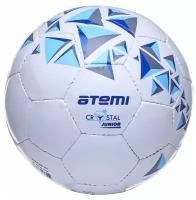 Мяч футбольный Novus CRYSTAL, PVC, бел/син/гол, р.5, 7-10л