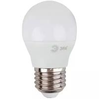 ЭРА Лампа светодиодная ЭРА E27 9W 4000K матовая LED P45-9W-840-E27 Б0029044