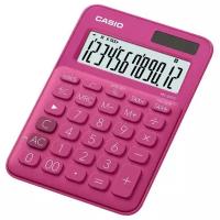 Калькулятор настольный Casio MS-20UC-RD-S-EC, красный, 12-разрядный