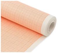 Бумага масштабно-координатная, рулон 640мм*10м, оранжевая линовка