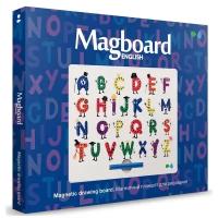 Планшет для рисования магнитами Назад К Истокам Magboard Алфавит English, цвет белый MGBB-ENGLISH