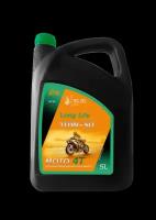 Моторное масло 10W-30 QC OIL Long Life 5л для мотоциклов 4Т полусинтетическое металлоплакирующее