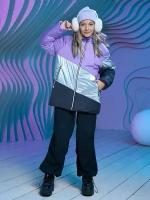 Куртка Шалуны, размер 36, 140, фиолетовый