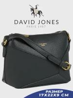 Сумка женская на плечо кросс-боди David Jones 7001-1-DD-BLACK