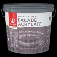 TIKKURILA FACADE ACRYLATE краска акрилатная, универсальная для фасадов и интерьеров, база A (5л)