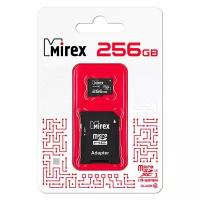 Карта памяти 256Gb - Mirex MicroSDXC Class 10 UHS-I 13613-AD