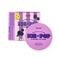 Гидрогелевые патчи для глаз с экстрактом черники и сливок Koelf Ice-Pop Blueberry & Cream 60 шт