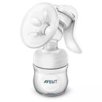 Молокоотсос Philips Avent ручной серии Natural с бутылочкой