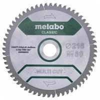 Пильный диск Metabo «MULTI CUT — CLASSIC», 305X30 Z80 FZ/TZ 5°NEG (628286000)