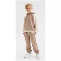 MINAKU Костюм для мальчика MINAKU: Casual Collection KIDS цвет бежевый, рост 134