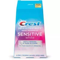 Crest 3D Whitestrips Sensitive White – Отбеливающие полоски для зубов (Новый)