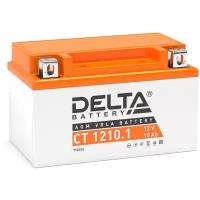 Мото, Скутер 12В 10 А. ч. Delta, 190А, Пр. пол, Ст1210.1 (Ytz10s) (150X86x93) (Залитый) Agm Аккумулят DELTA battery арт. СТ1210.1