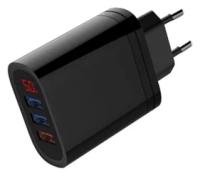 Сетевое зарядное устройство Accesstyle Topaz 30W3A Black