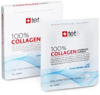 TETe - 100% Collagen Hydrogel Mask Гидроколлагеновая маска 100% моментального действия (4 шт в упак)