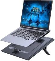 Охлаждающая подставка для ноутбука Baseus ThermoCool Heat-Dissipating Laptop Stand (Turbo Fan Version) Серая (LUWK000013)