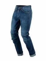 Мотоджинсы EF56 PYTHON EVO муж. Slim fit Cordura Denim стрейч Тёмный Синий Stonewash+Brush