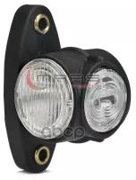 M720207_фонарь Габаритный!Рожок Без Ноги Led 24v Стекла Большие Белые Провод155x168x35 Universal MARS Tech арт. M720207