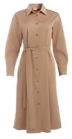 Платье женское Minaku: Casual collection, цвет бежевый, размер 52 7690852