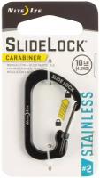 Карабин Nite Ize SlideLock Carabiner Stainless Steel #2 - Черный