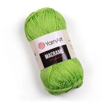 Пряжа YarnArt Macrame, 100 % полиэстер, 90 г, 130 м, 1 шт., 150 салатовый 130 м