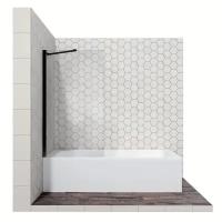 Стеклянная шторка для ванной с неподвижной дверью Ambassador Bath Screen 16041206: ширма для ванны 70 см с покрытием EasyClean